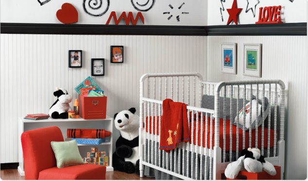 Ideias de decoração para quarto de bebé