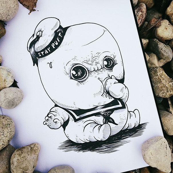 baby-terrors-iconic-horror-monsters-illustrations-alex-solis-20
