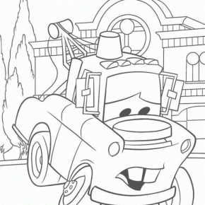 Desenhos para colorir - Carros da Disney