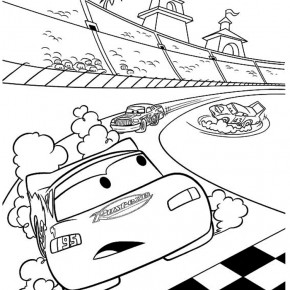 Desenhos para colorir - Carros da Disney
