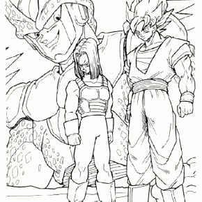 Desenhos para colorir - Dragon Ball Z